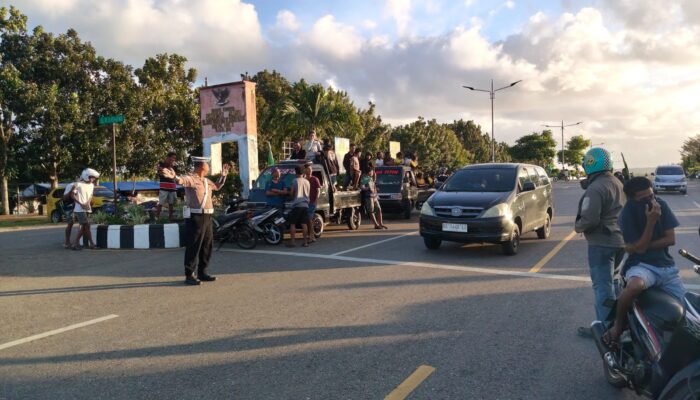 Satlantas Polres Tanimbar Intensifkan Pengaturan Pagi, Wujudkan Lalu Lintas Aman