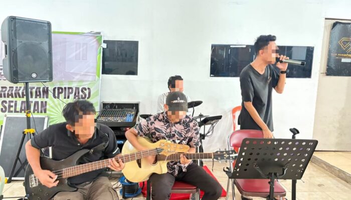 Lapas Narkotika Karang Intan Semarakkan Layanan Kunjungan dengan Penampilan Diamond Band Warga Binaan