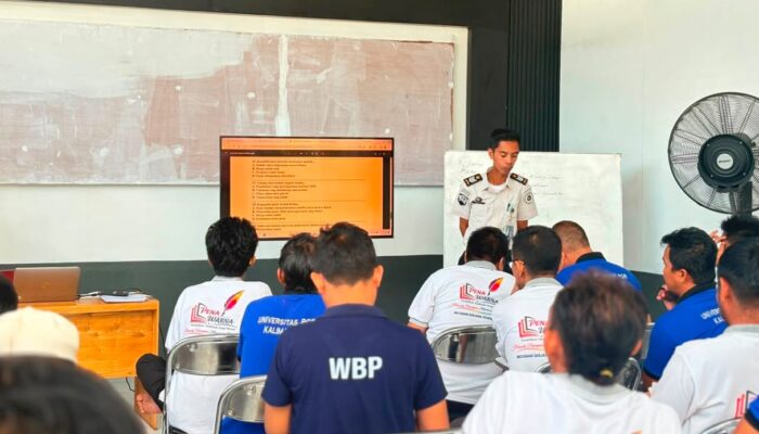 Program Kuliah di Lapas Narkotika Karang Intan Berlanjut, Warga Binaan Antusias Ikuti UAS Hari Kedua