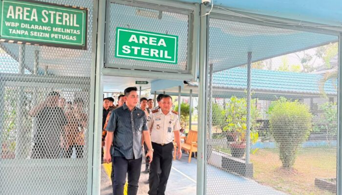 Dayat El Apresiasi Pembinaan Warga Binaan di Lapas Narkotika Karang Intan saat Kunjungan Kerja