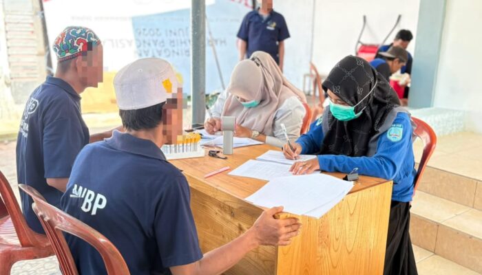 Dua Ratus Warga Binaan Lapas Narkotika Karang Intan Ikuti VCT Mobile HIV/AIDS, IMS, dan Hepatitis C