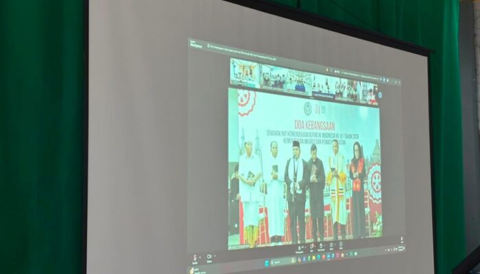 Lapas Narkotika Karang Intan Dukung Kick Off Semarak HUT Ke-81 Kemerdekaan RI Bersama Kementerian Imigrasi dan Pemasyarakatan