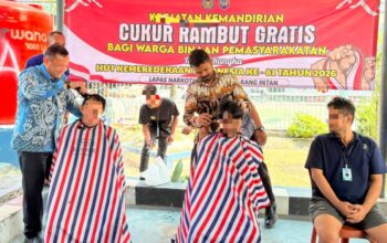 Lapas Narkotika Karang Intan Gelar Cukur Rambut Gratis, Asah Keterampilan Warga Binaan