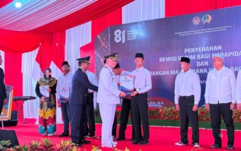 Ny. Erma Diniah Yugo Hadiri Penyerahan Remisi Umum HUT ke-81 RI di Lapas Banjarbaru