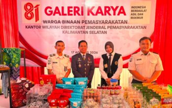Teh Mint dan Sabun Cuci Laskarin, Produk Warga Binaan Karang Intan Tampil di Galeri Karya