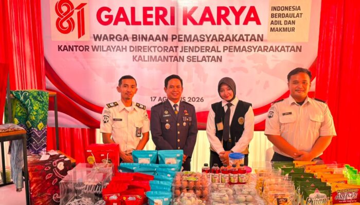 Teh Mint dan Sabun Cuci Laskarin, Produk Warga Binaan Karang Intan Tampil di Galeri Karya