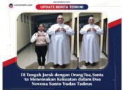 Doa dan Kasih di Kaki Santo Yudas Tadeus, Refleksi Anak SMP di Tengah Kerinduan kepada Orang Tua