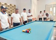 Semarak HUT ke-81 RI, Petugas Lapas Narkotika Karang Intan Unjuk Ketepatan dalam Lomba Biliar